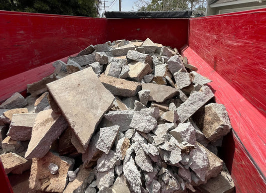 6 Yard  Concrete/Dirt Dumpster